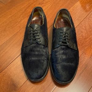 Paul Smith Navy Mohair oxfords